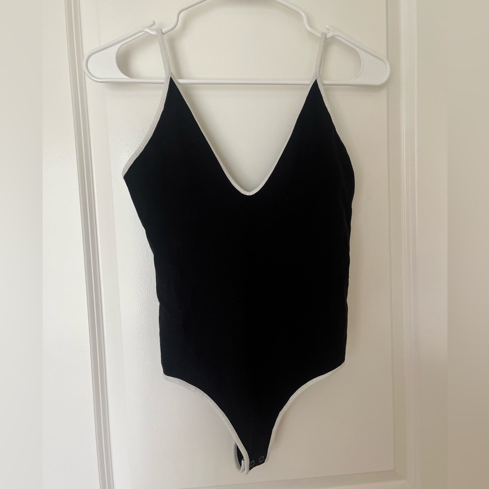 Express One Eleven black-and-white bodysuit